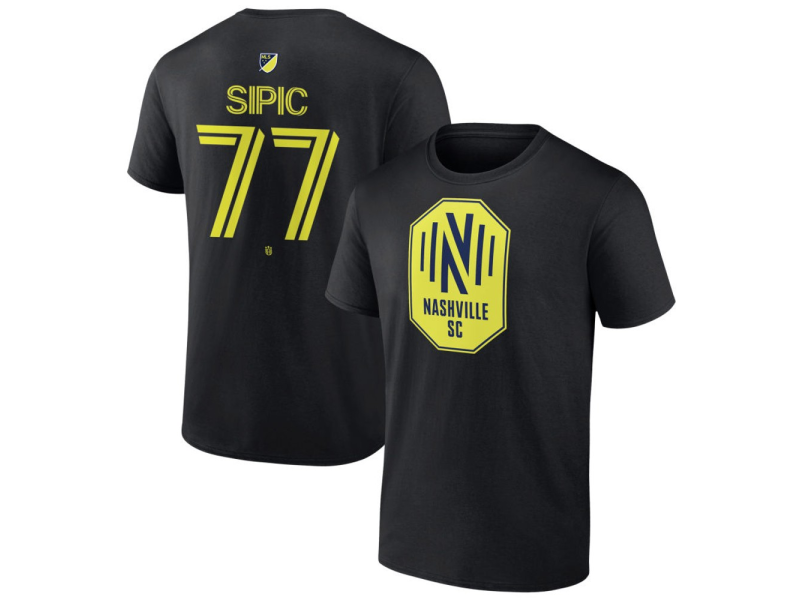 Men's Nashville SC #23 Taylor Washington Team Authentic T-Shirt - Black