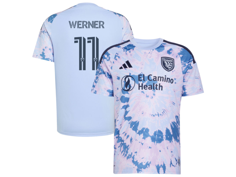 Timo Werner San Jose Earthquakes 2026 The Dead Edition Fan Version Jersey - Light Blue