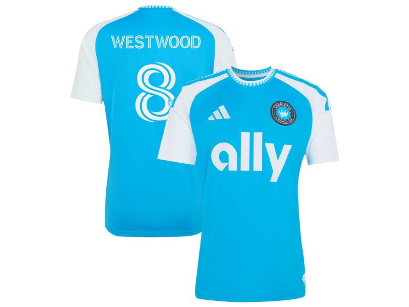 Ashley Westwood Charlotte FC 2026 Carolina Kit: Crowns Up Fan Version Jersey - Blue
