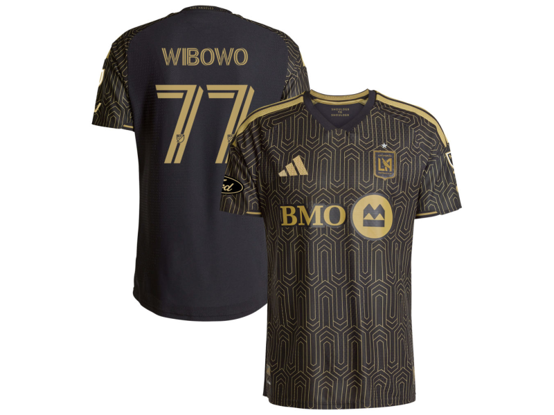 Adrian Wibowo LAFC 2026 Primary Edition Player Version Jersey - Black With Patch