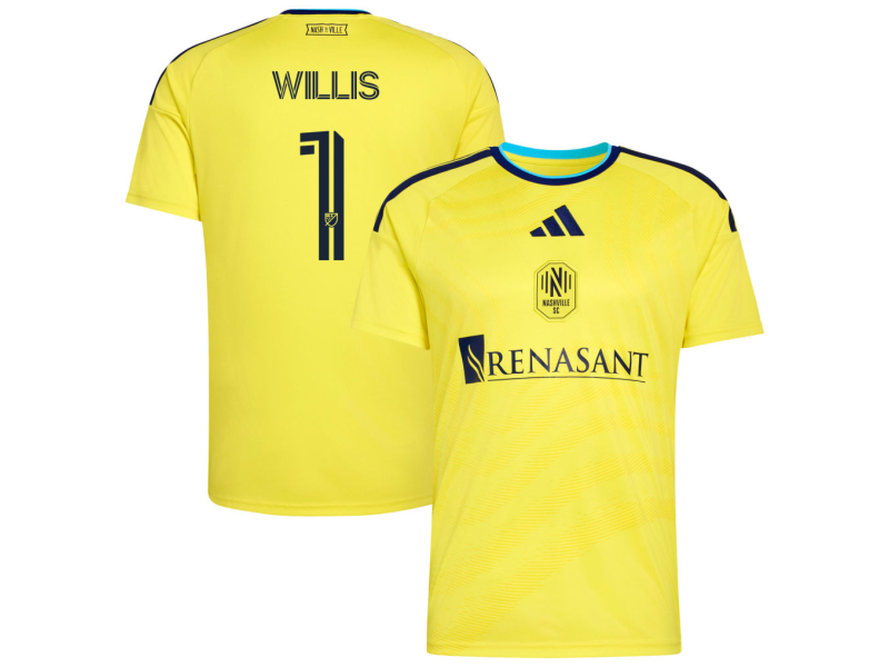 Joe Willis Nashville SC 2026 The Reverb Edition Fan Version Jersey - Yellow