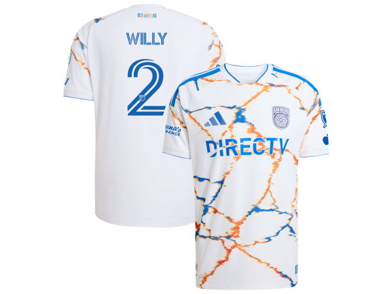 Kumado Willy San Diego FC 2026 Unprecedented Unity Edition Player Version Jersey - White With Patch