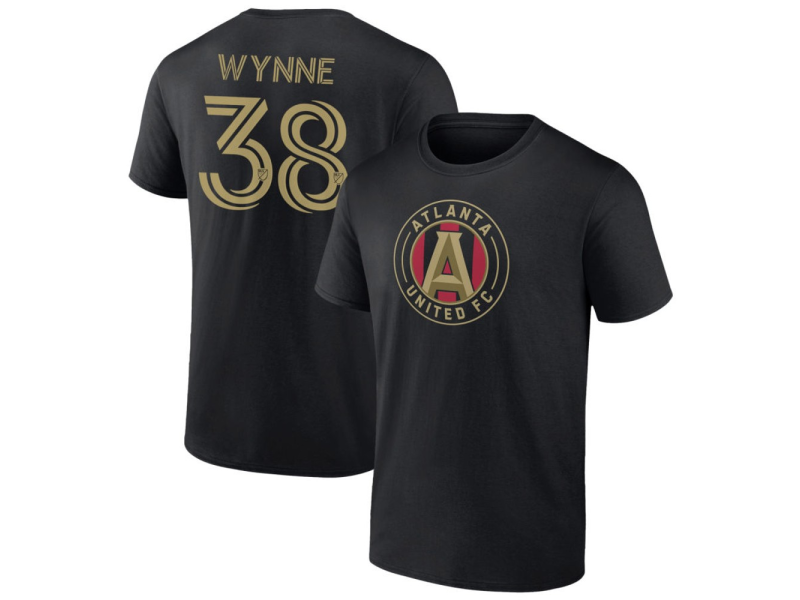 Men's Atlanta United FC #38 Ronan Wynne T-Shirt - Black