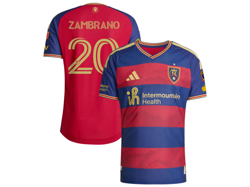 Marcos Zambrano Real Salt Lake 2026 The Switchback Player Version Jersey - Red With Patch