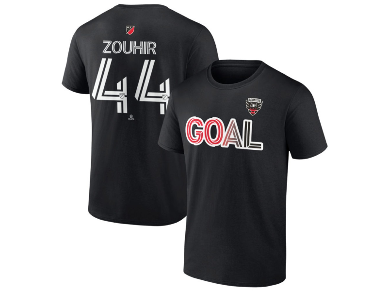 Youth D.C. United Goal #44 Rida Zouhir T-Shirt - Black